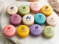 gebrandete Macarons